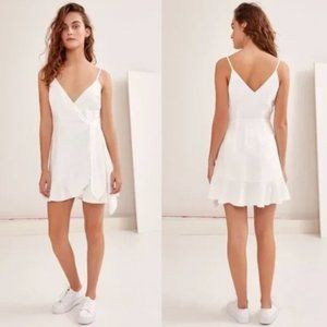The Fifth Label Soulmate Wrap Dress Ivory White